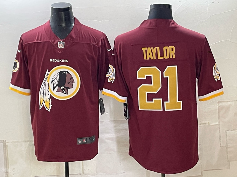 Men 2026 Washington Redskins #21 Taylor red Limited Nike NFL Jersey 100606